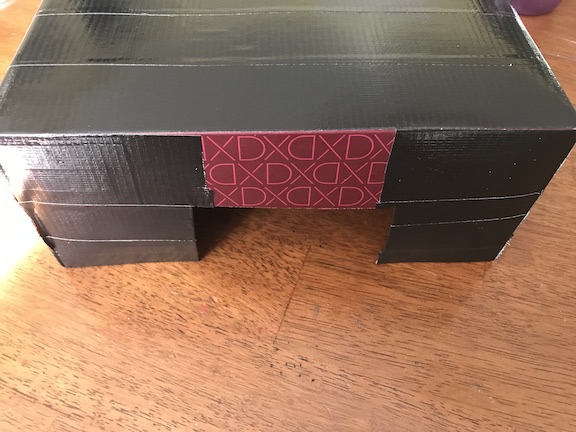 Easy DIY to cover the box with duct tape