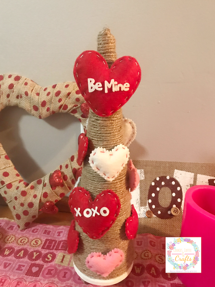 DIY Heart Tree for Valentines Decorations 