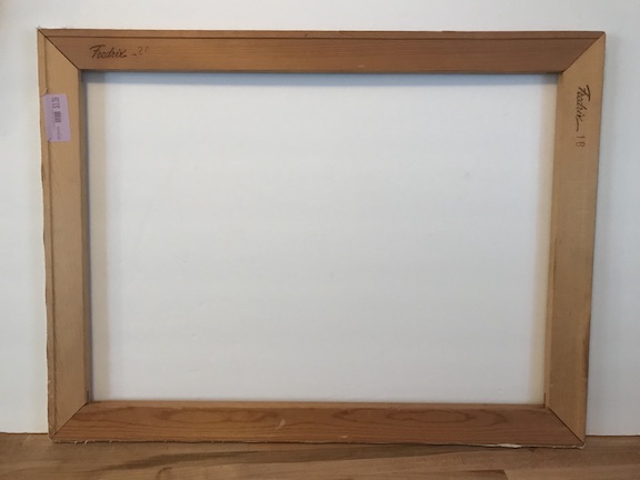 Picture Frame to Make Weekly Chalkboard Calendar 