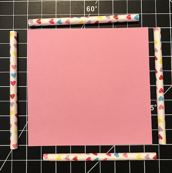 Cute Picture Frame mat for Valentine's Kids Craft