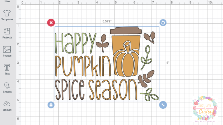 Happy Pumpkin Spice Season SVG for Fall Sign