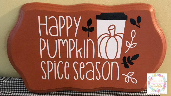 Happy Pumpkin Spice Sign for Fall