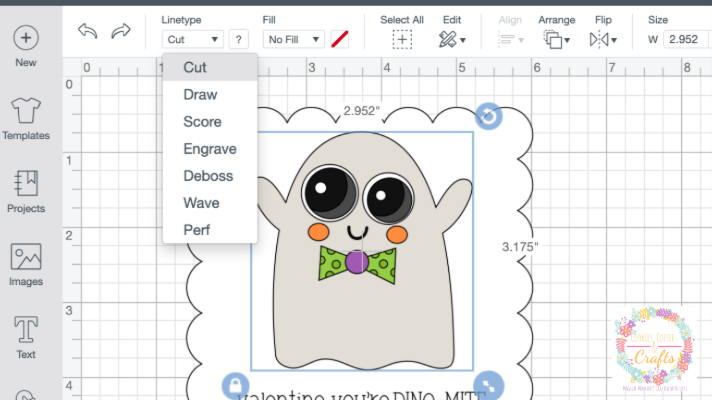 Change the image in Cricut Design Space from cut to draw 