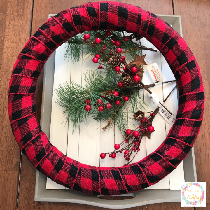 Easy and Simple Wreath Tutorial for Christmas Ribbon Wreath