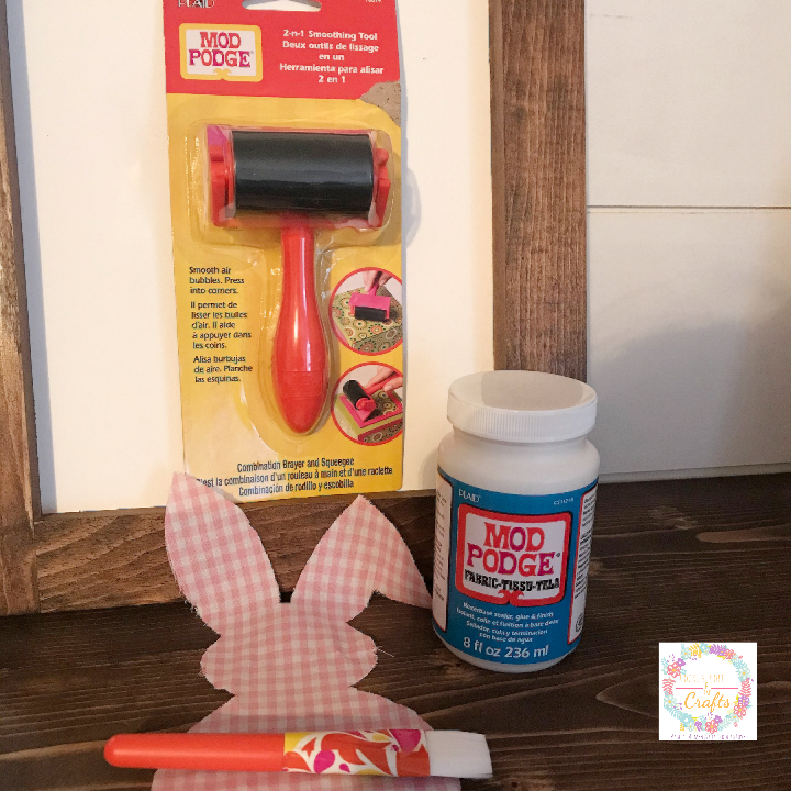 Supplies for Making the DIY Rustic Bunny Sign