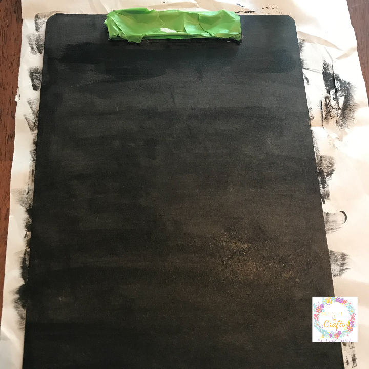 painted decorative clipboard craft 