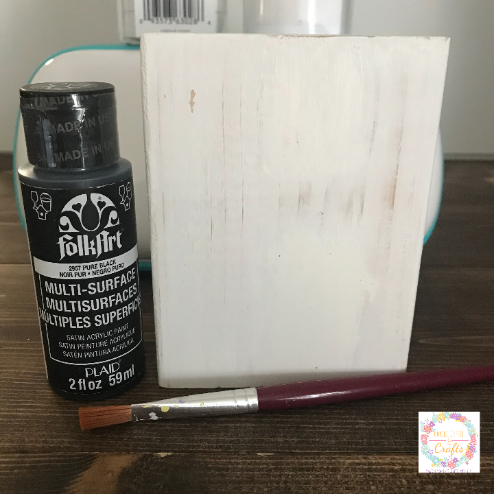 2x4 to create a sign for Father's Day with Cricut 