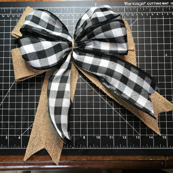 How to make a double layered bow for wreaths