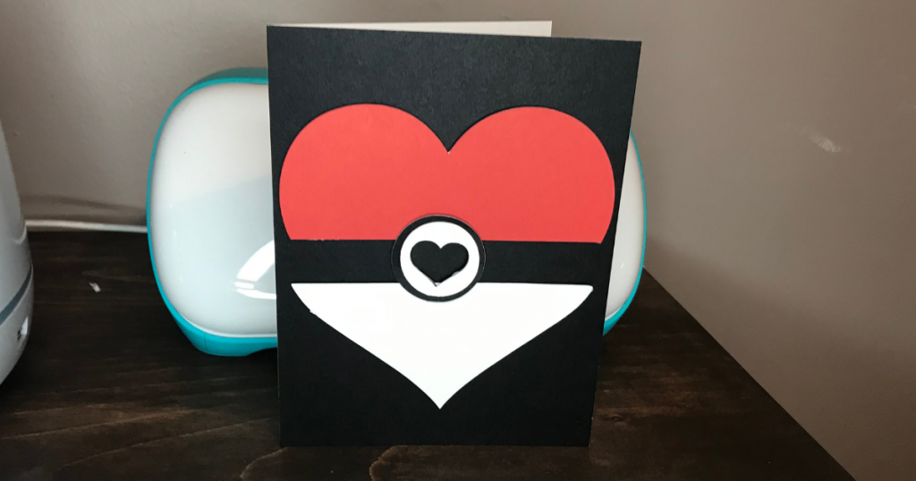Pokemon themed Cricut Valentine Cards Ideas