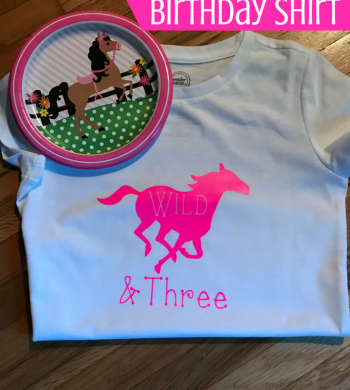 Make your child a customized wild and three birthday shirt for their special day. Learn how to create this using the Cricut Maker and the Cricut EasyPress.