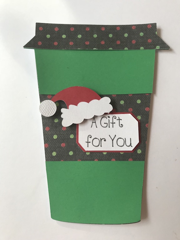 Coffee Cup Gift Card Holder using the Cricut Maker