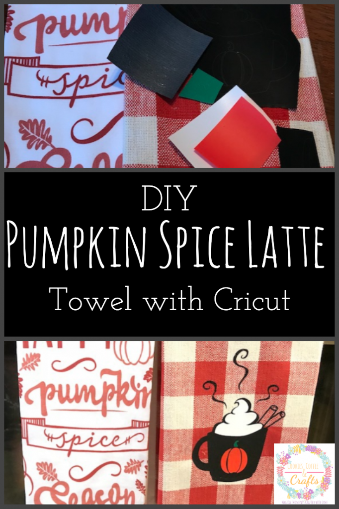 DIY Pumpkin Spice Latte Towel with Cricut