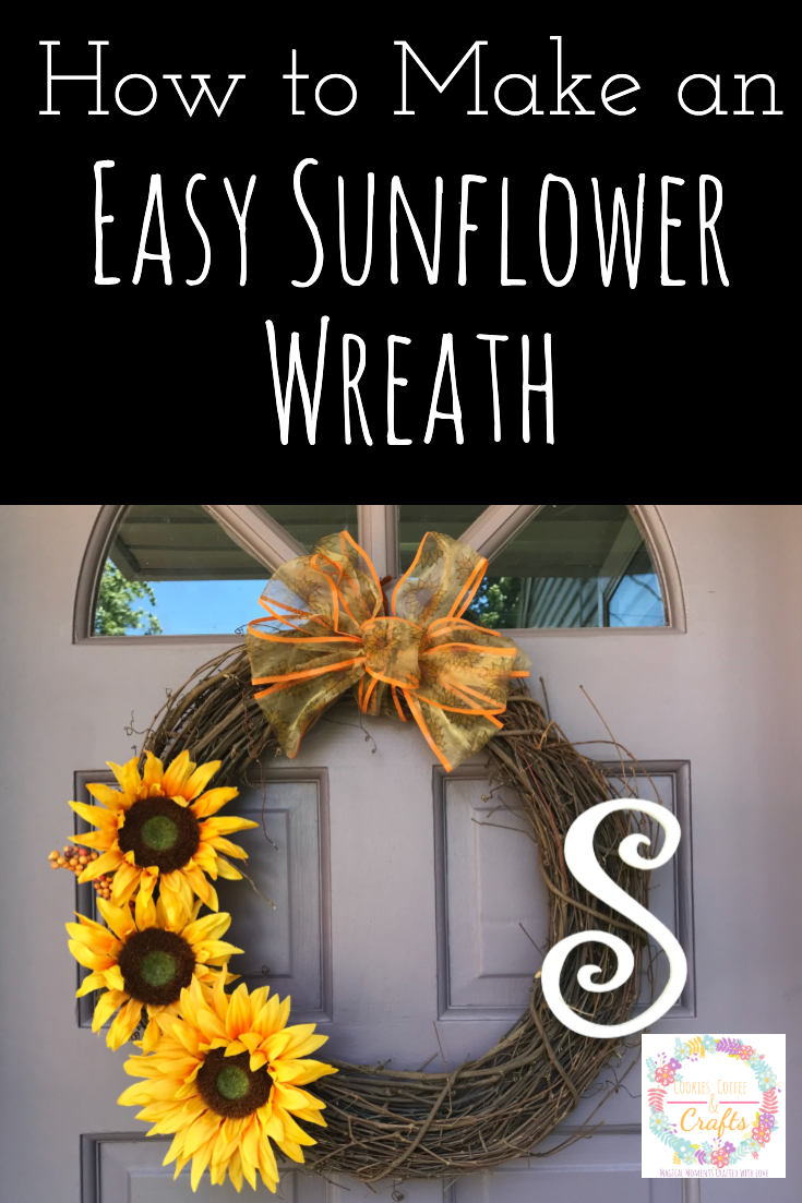 How to Make an Easy Sunflower Wreath