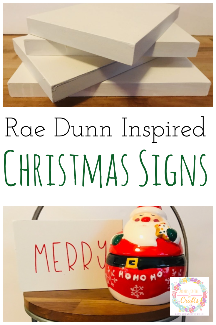 Rae Dunn Inspired Christmas Signs