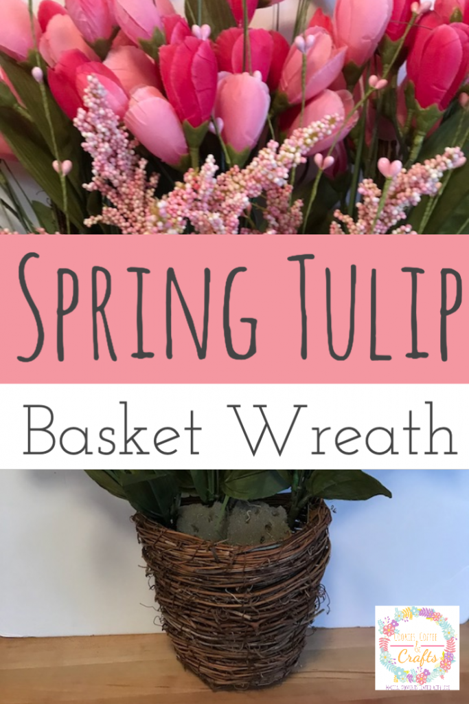 Spring Tulip Basket Wreath