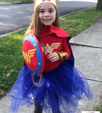Easy Wonder Woman Costume For Kids