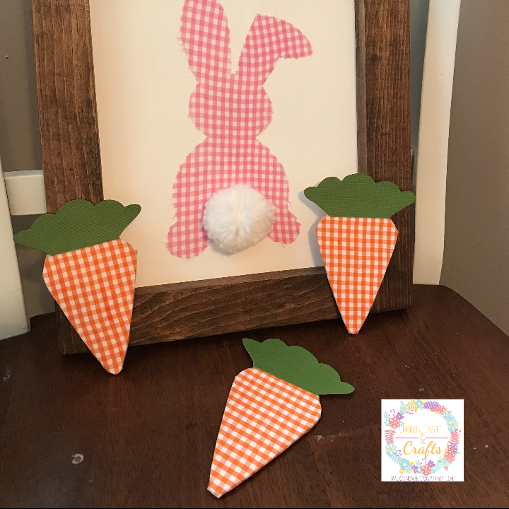 Rustic Bunny Sign with DIY Easter Decorations from the Dollar Tree