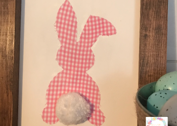 Rustic DIY Bunny Sign with Cricut Maker