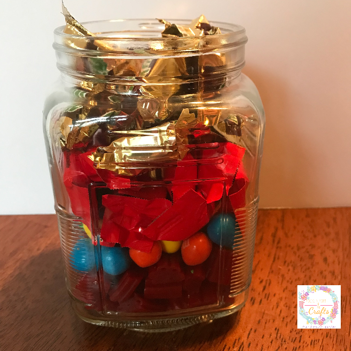 DIY Father's Day Candy Jar Gift 