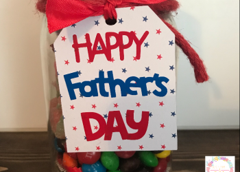 DIY Father's Day Candy Jar Gift