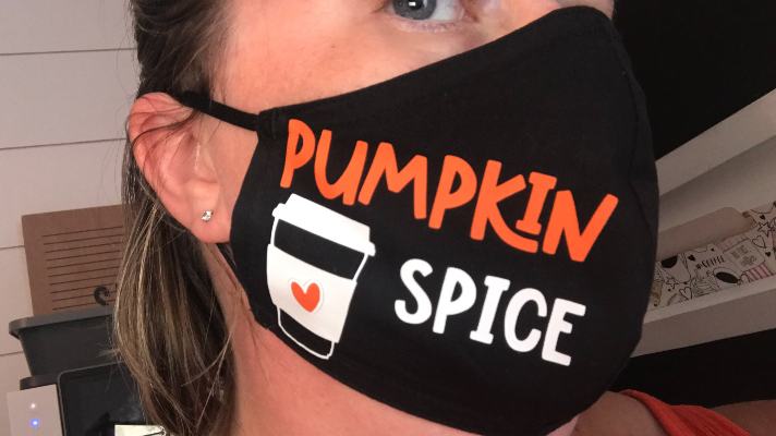 Personalized Face Mask with Heat Transfer Vinyl