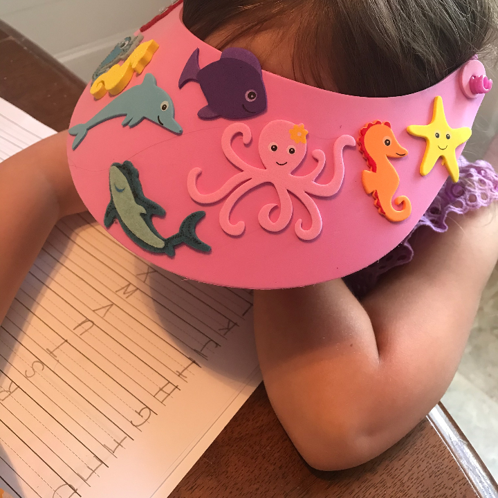 Summer sun visor craft for kids