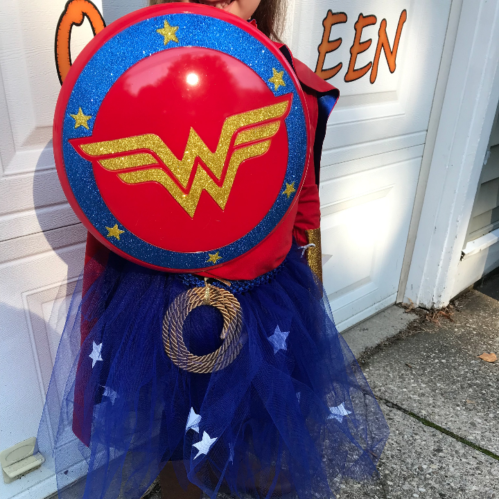 Wonder woman tutu halloween costume 