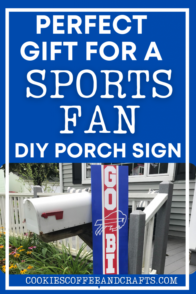 DIY Sports Team Porch Sign